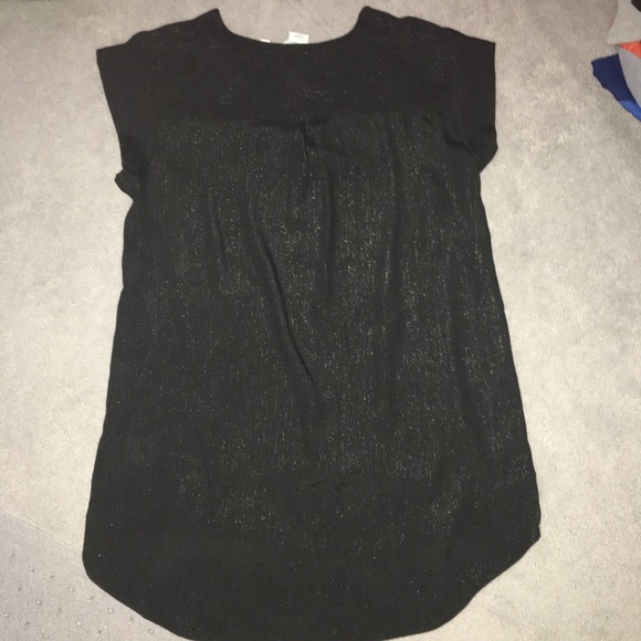 Shimmery Cap sleeve Tunic Top with pocket - Picture 7 of 8